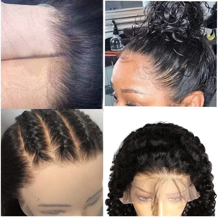 13×4 Deep Wave Lace Front Wig Brazilian Human Hair Lace Wigs