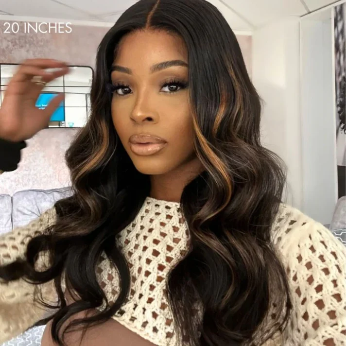 Limited Design | Blonde Piece Highlights Loose Wave Glueless 5×5 Closure HD Lace Wig